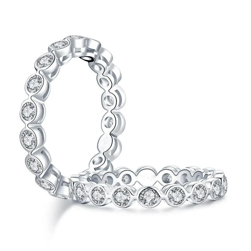 Handmade Comfort Fit Sterling Silver Eternity Ring