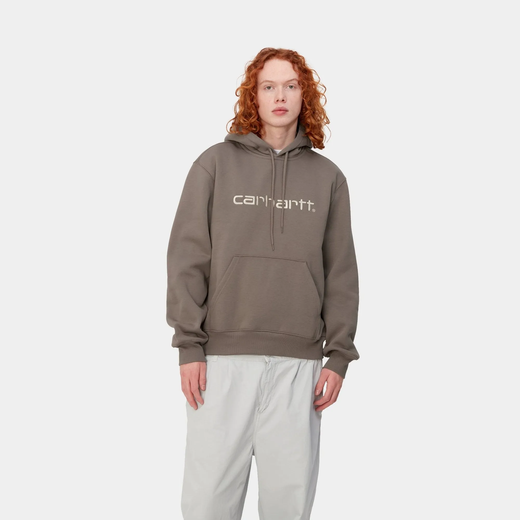 Hooded Carhartt Sweatshirt | Branch / Rattan