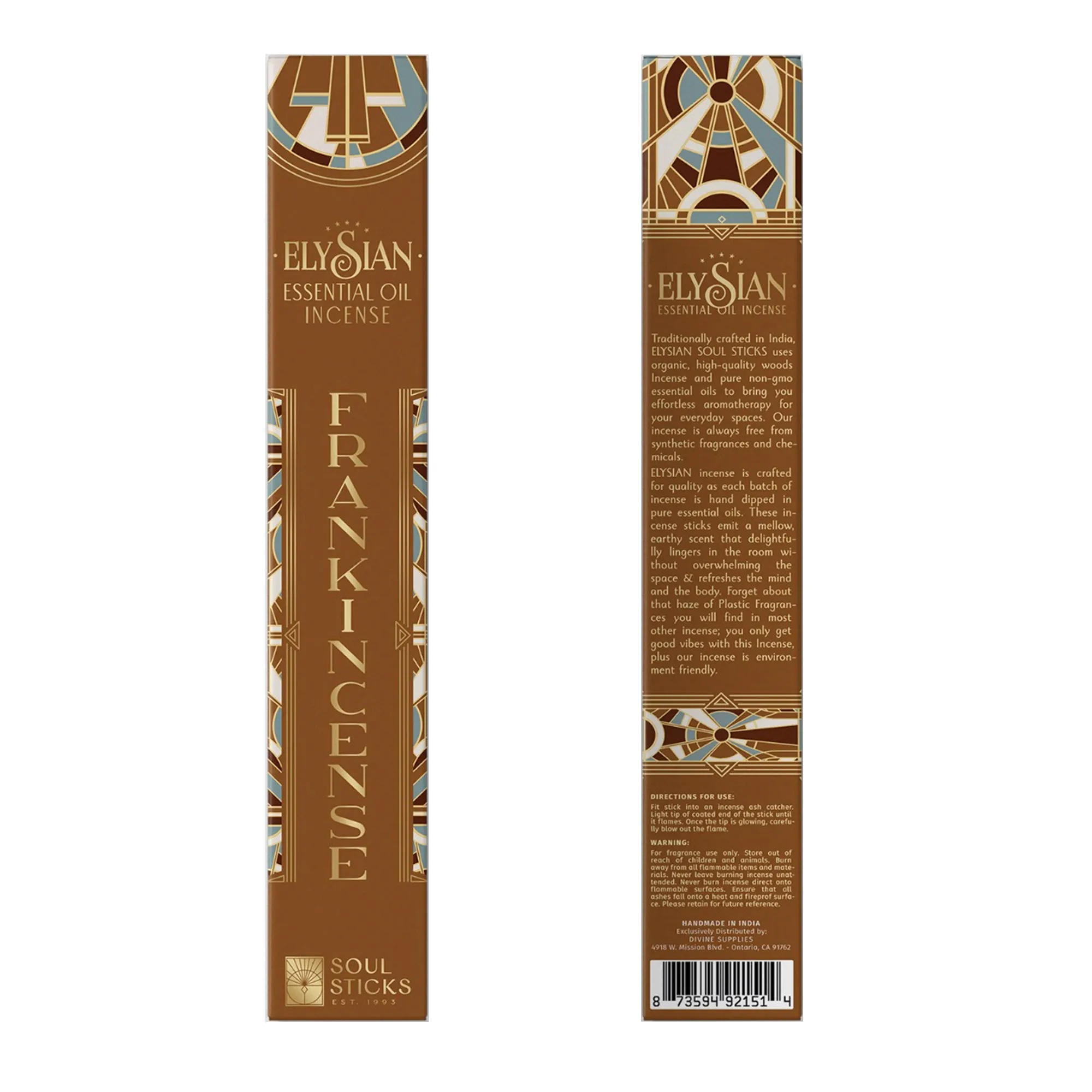 Incense - Frankincense Essential Oil Incense Sticks