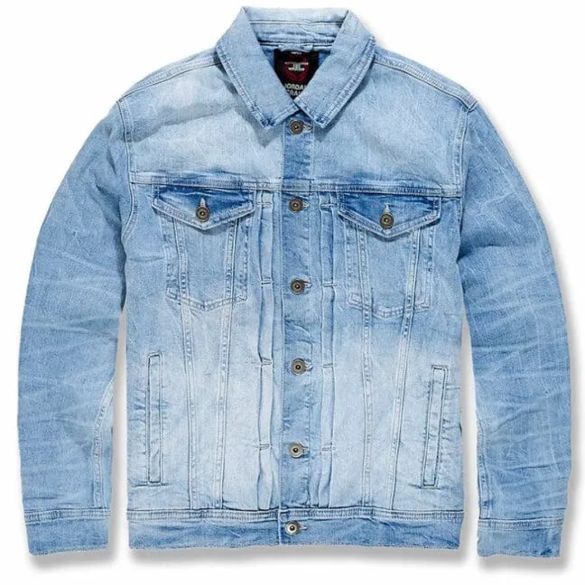 Jordan Craig Boulder Denim Trucker Jacket (Sky Blue) JJ1082