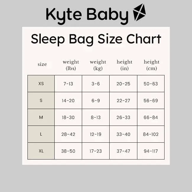 Kyte Baby 1.0 Tog Sleep Bag in Wisteria