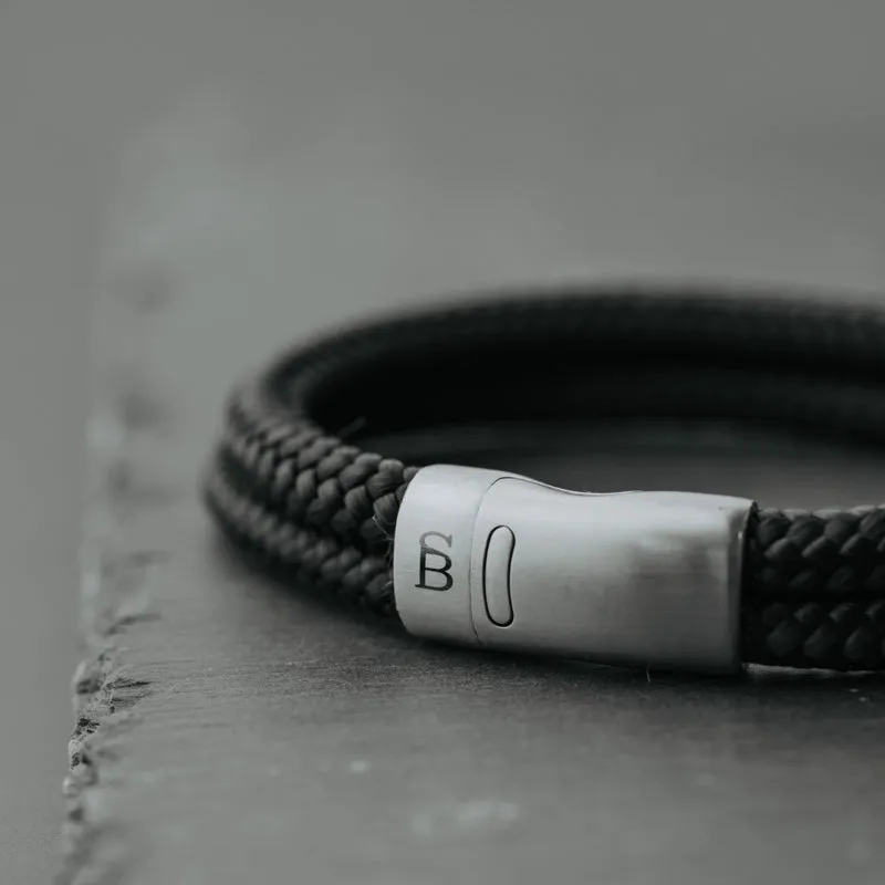 Lake Rope Bracelet Black