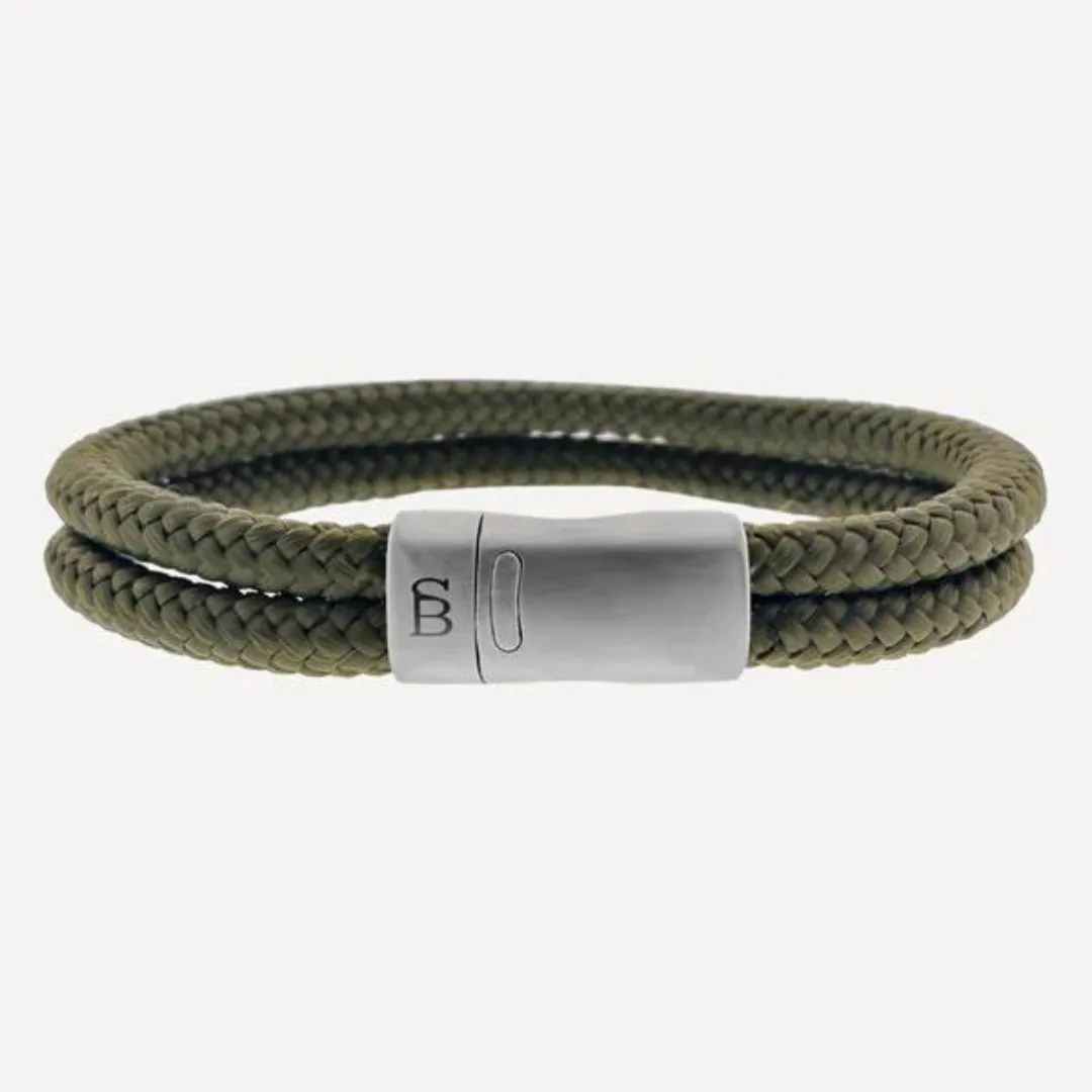 Lake Rope Bracelet Military Green