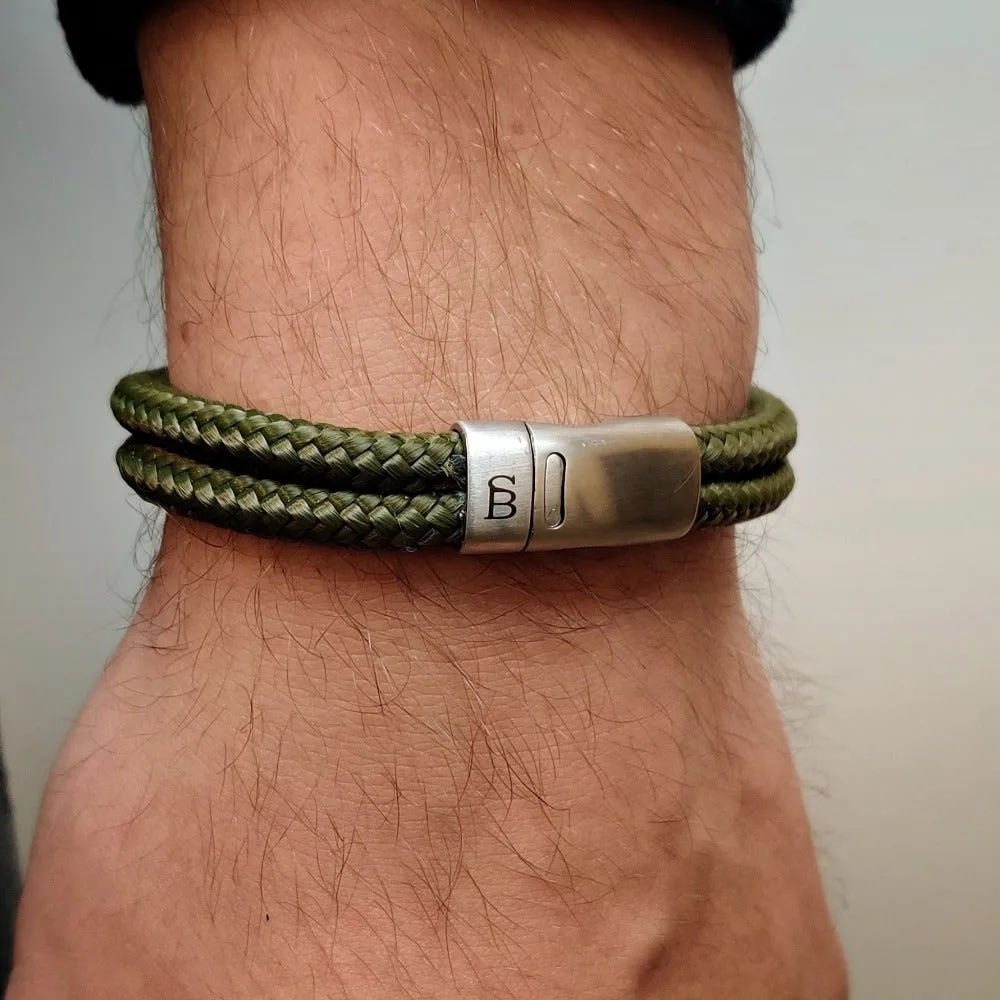 Lake Rope Bracelet Military Green