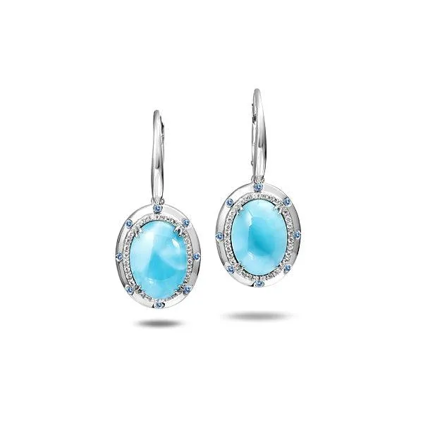 Larimar Stars Align Earrings