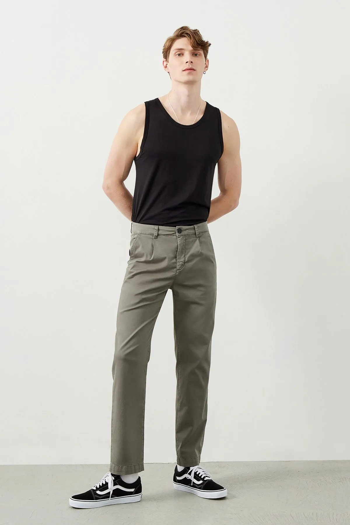 Leda Loose Fit Agave Green Men's Chino