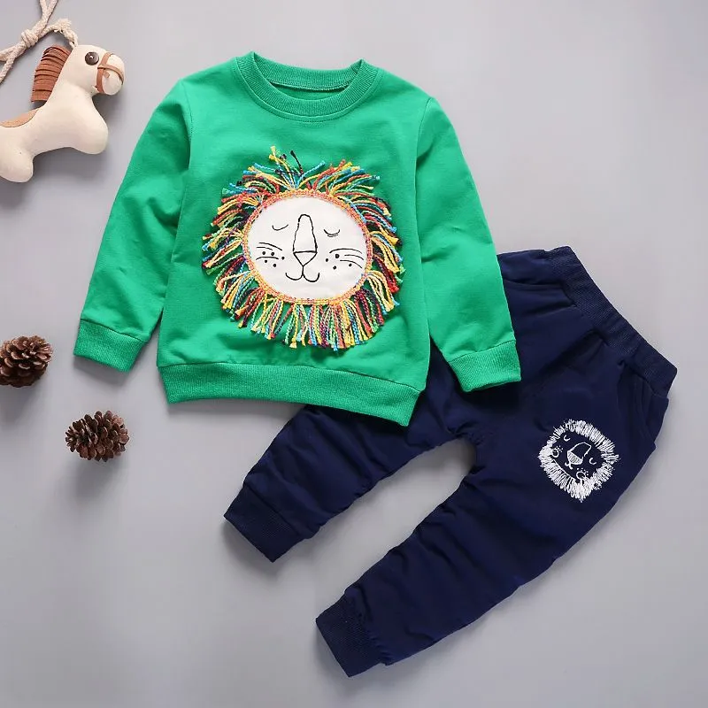 Leo the Lion Sweatshirt and Pants Set