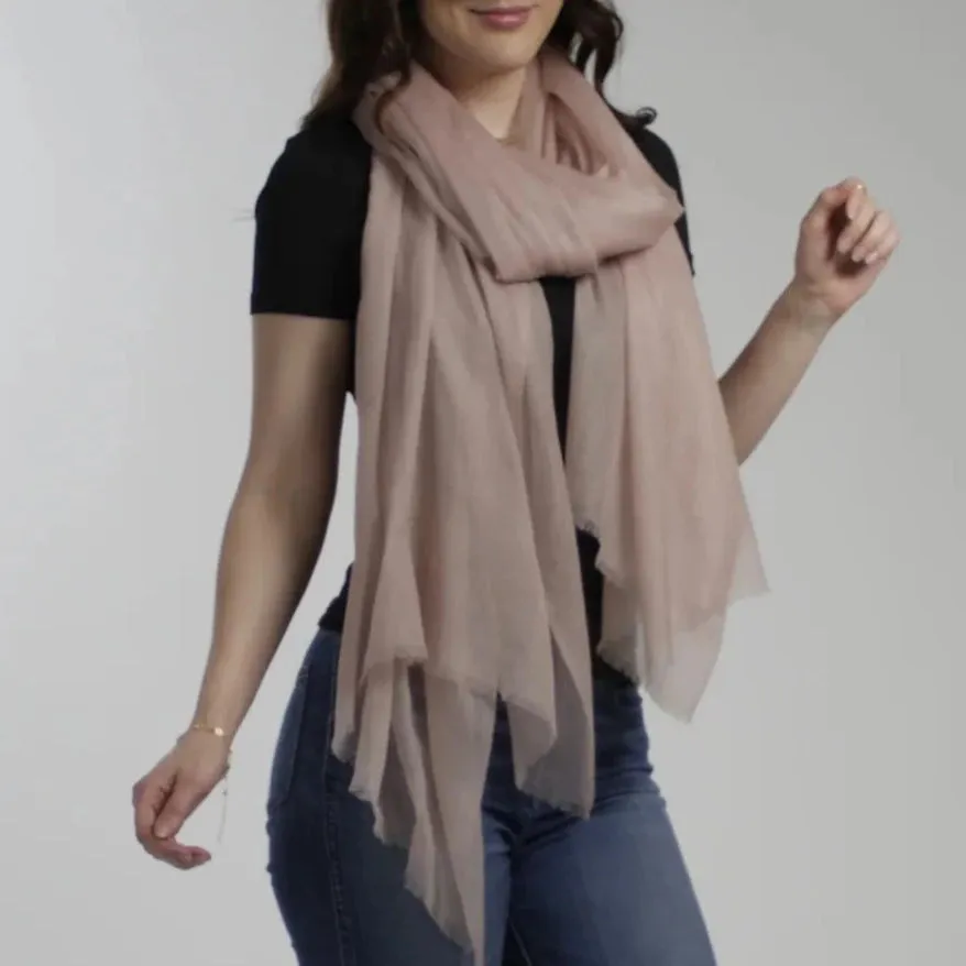 Light As Air Cashmere Stole - Five Colors