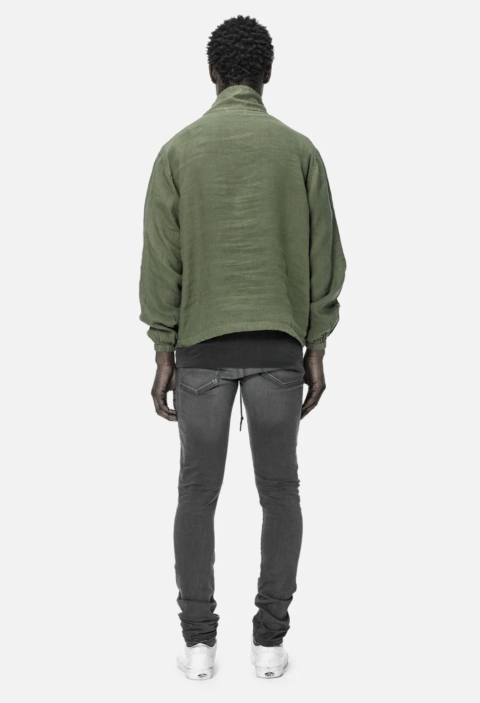 Linen M65 Pullover / Olive