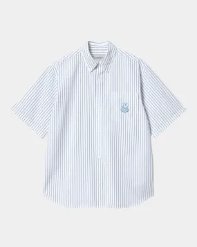 Linus Stripe Short Sleeve Shirt | Bleach