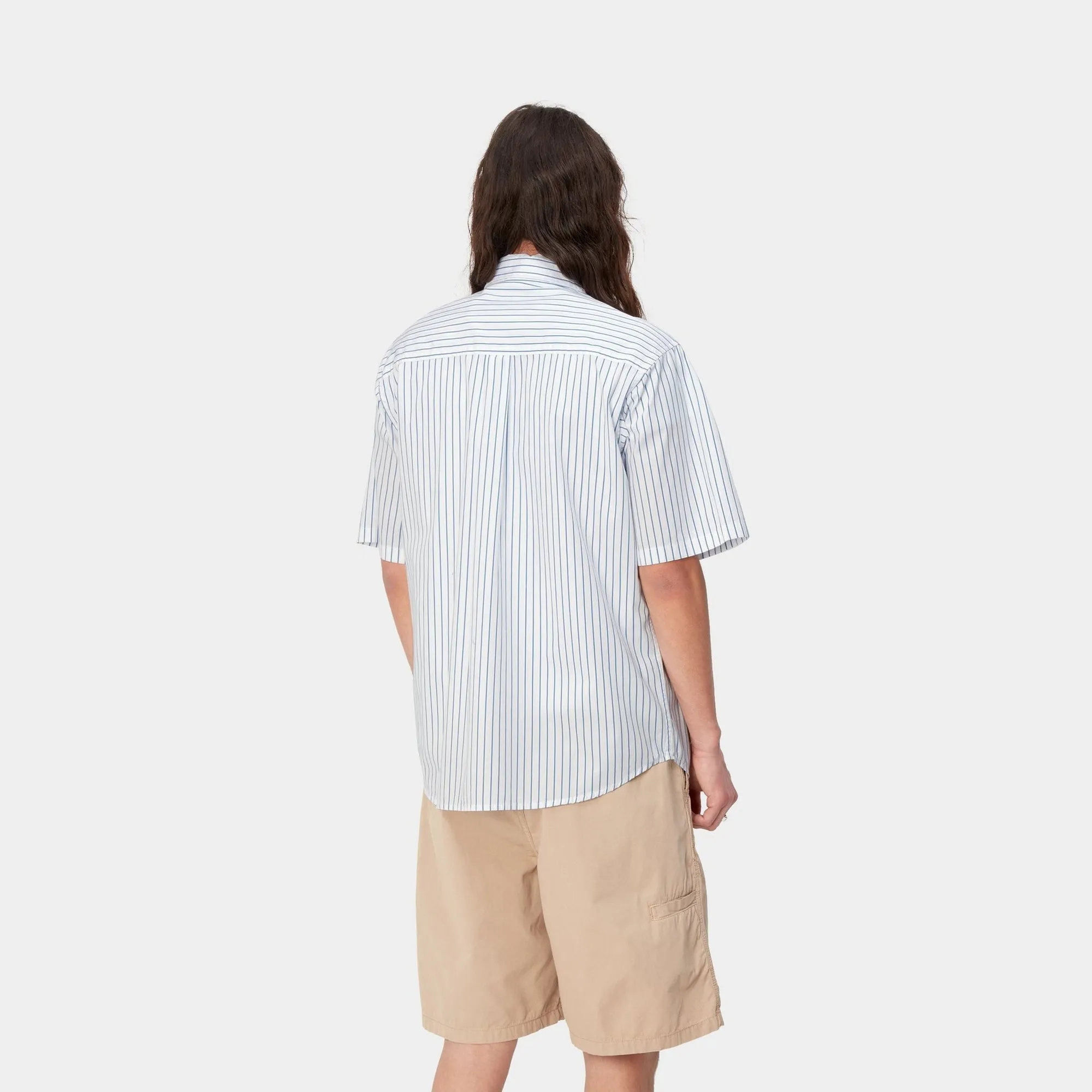 Linus Stripe Short Sleeve Shirt | Bleach