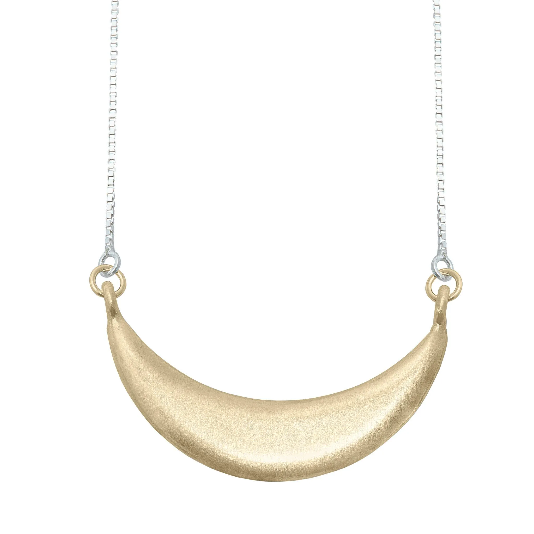 Luna Creciente Adjustable Necklace - Bronze