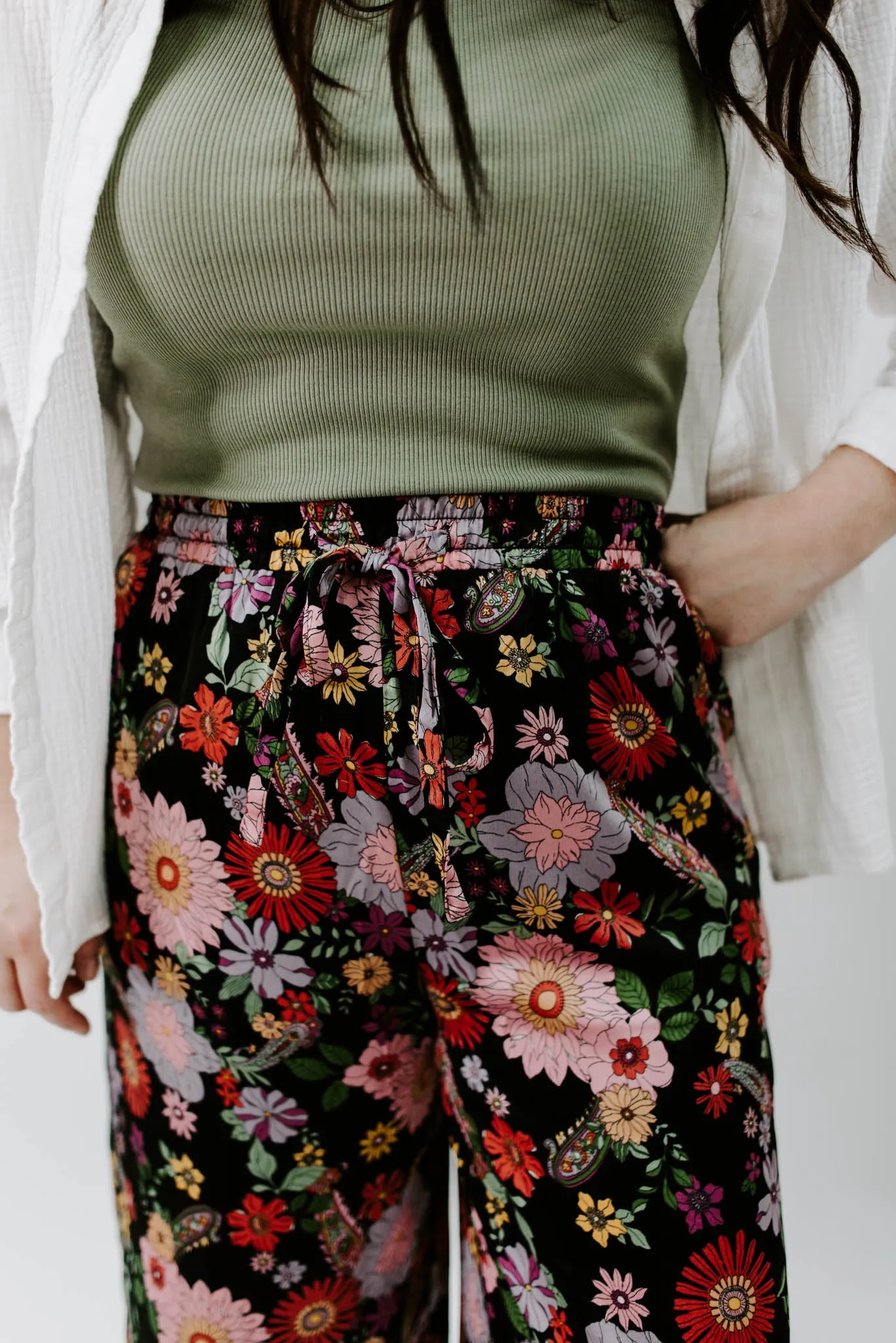 Maggie Retro Floral Pants