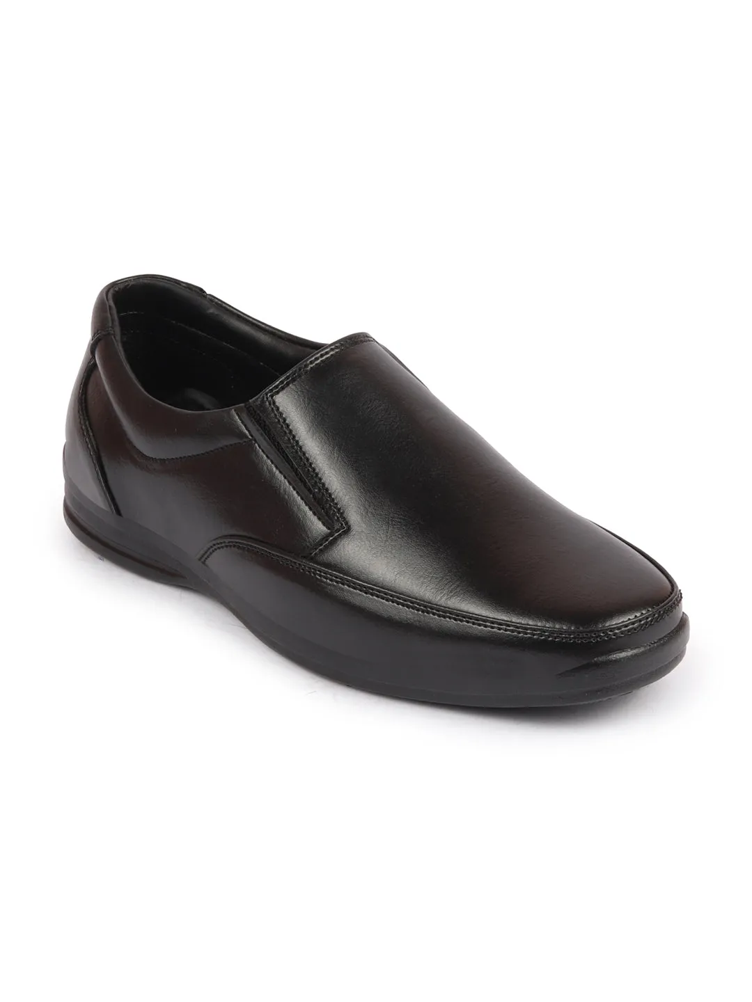 Men Black Formal Office Dress Comfort Slip On Shoes