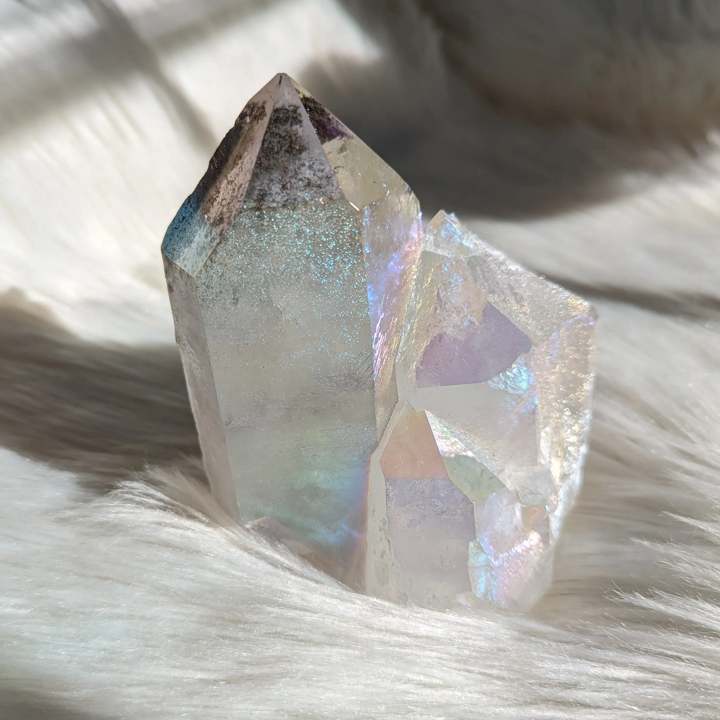 Mesmerizing Pastel Rainbow Glow ANGEL AURA QUARTZ Generator