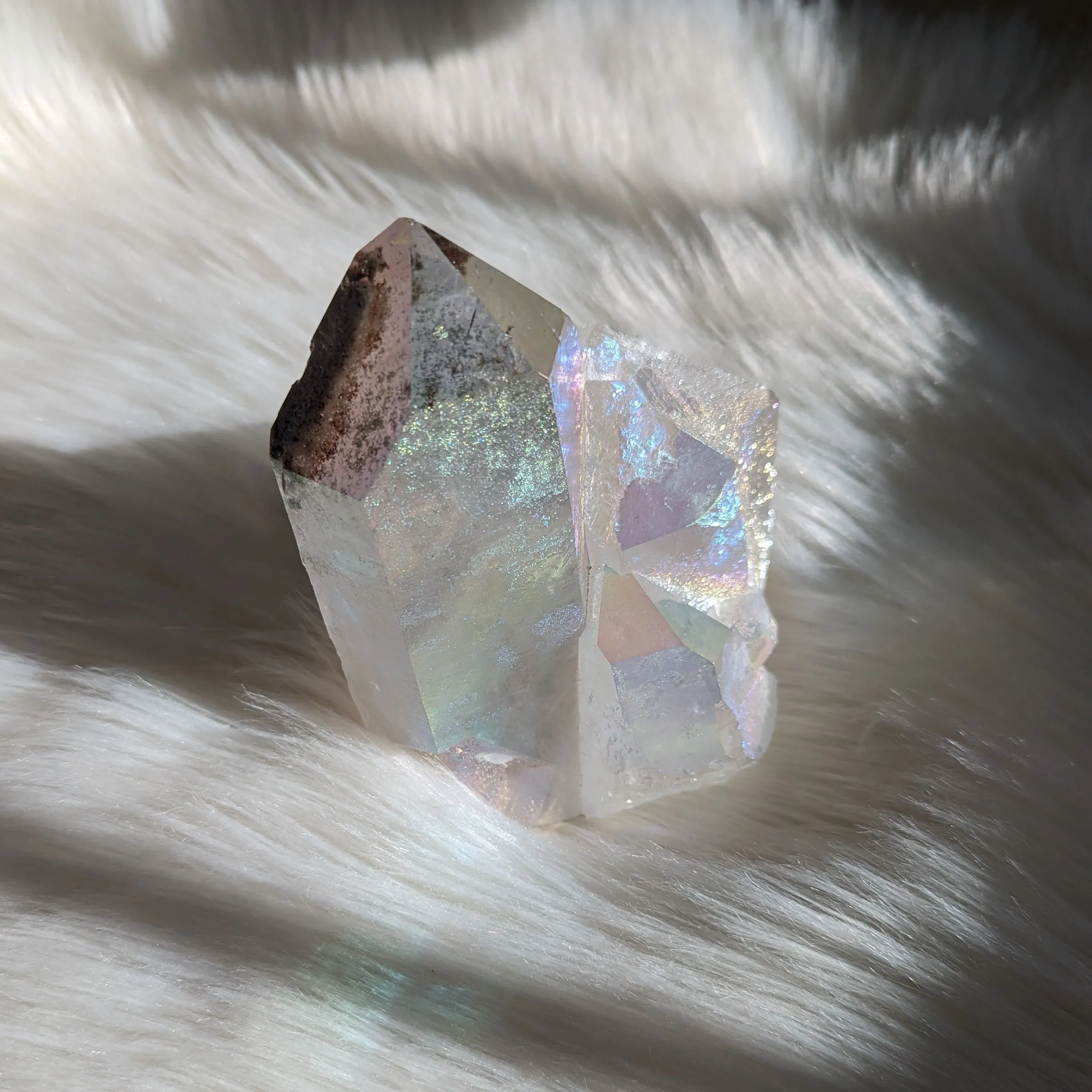 Mesmerizing Pastel Rainbow Glow ANGEL AURA QUARTZ Generator