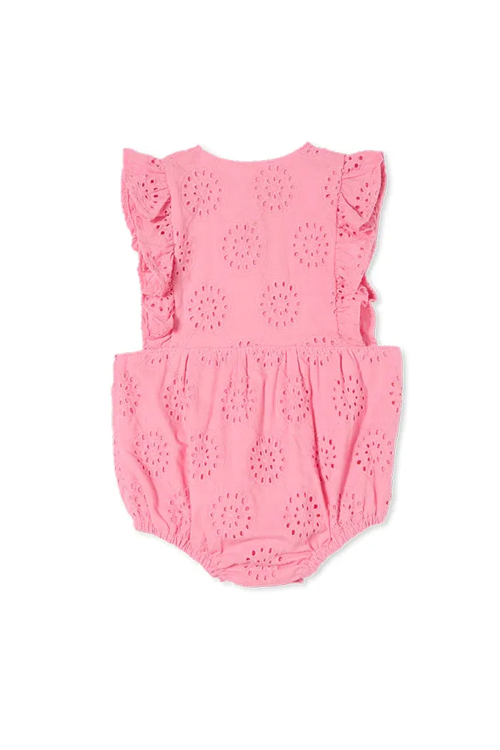 Milky Broderie Playsuit