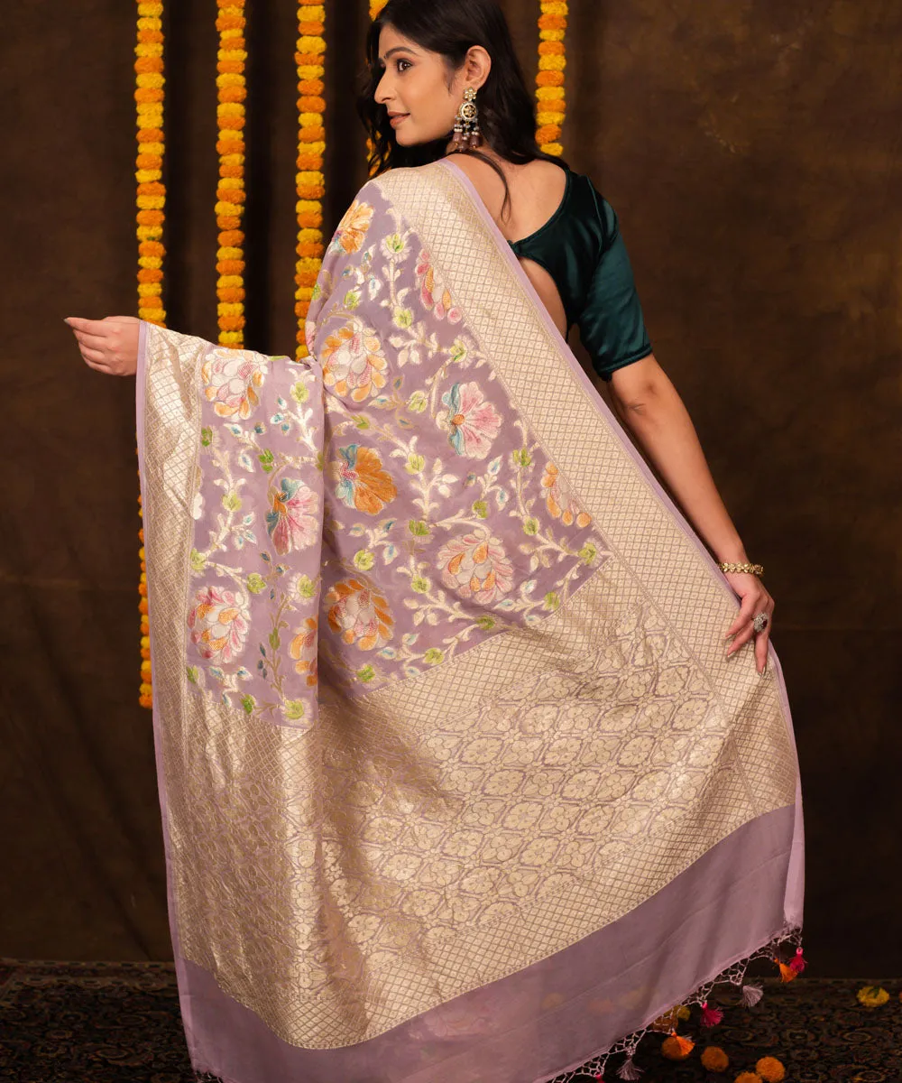 Moove silk handwoven banarasi saree