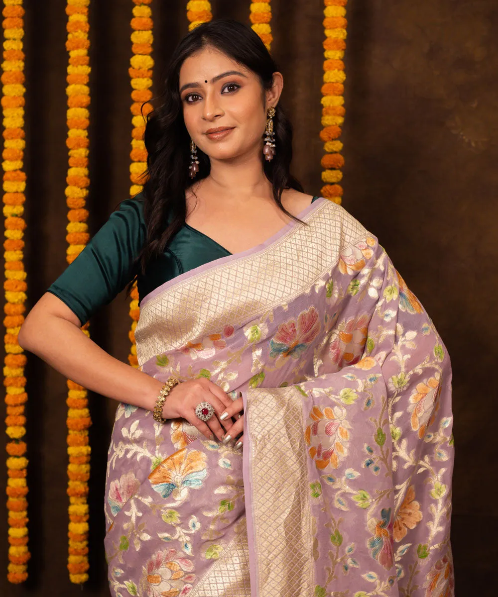 Moove silk handwoven banarasi saree