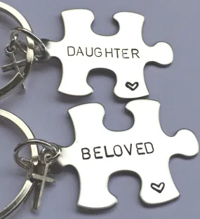 Mother Daughter Gifts,  Mother Daughter Keychain, Personalized Keychains, Valentine Gifts, natashaaloha