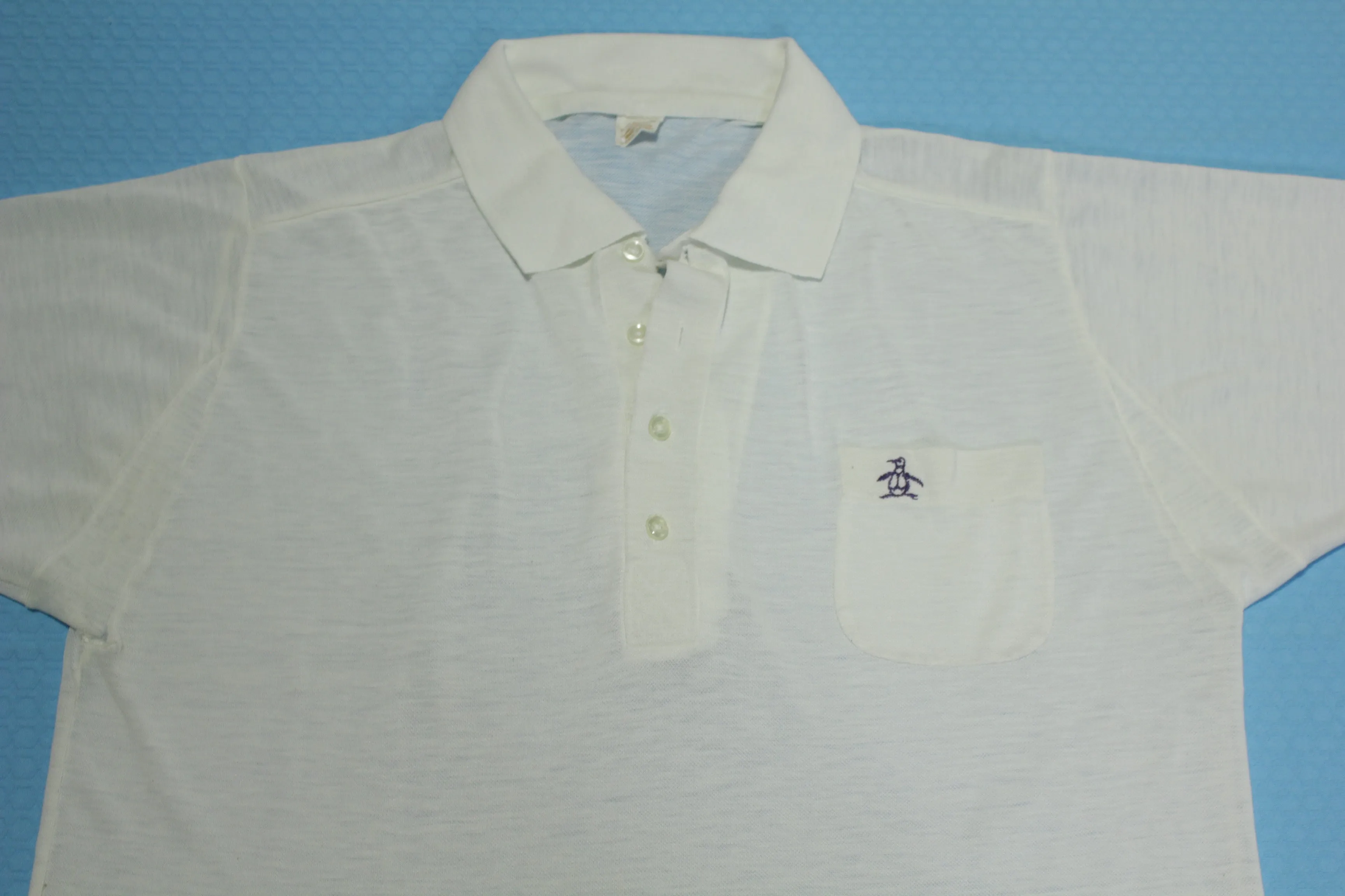 Munsingwear Ultra Thin Penguin Vintage 80's Polo Golf Shirt