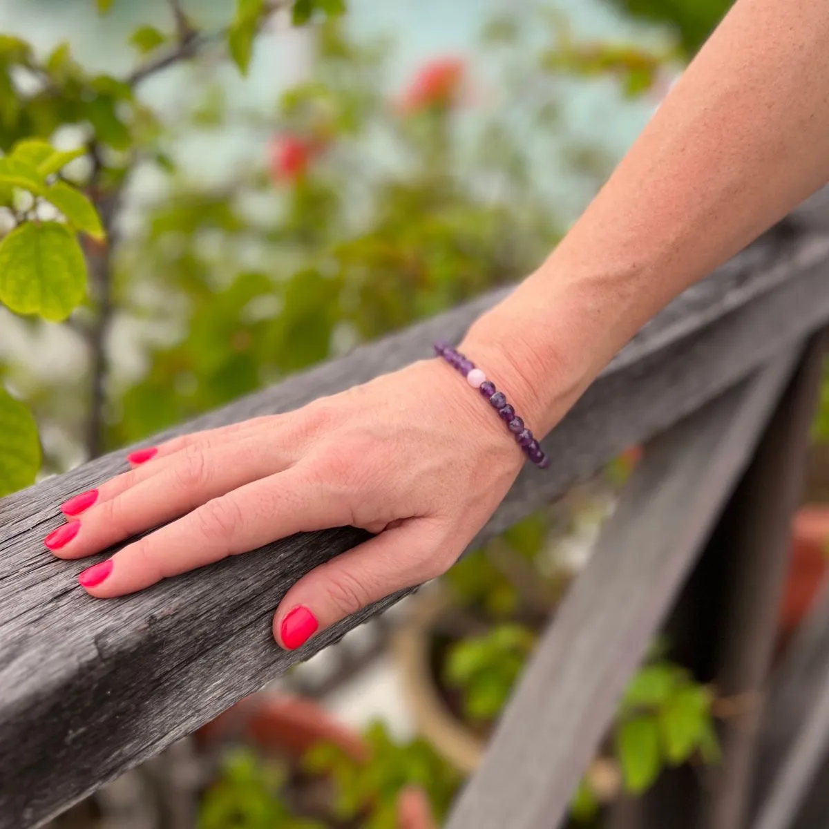 Mystic Teacher Amethyst Bracelet