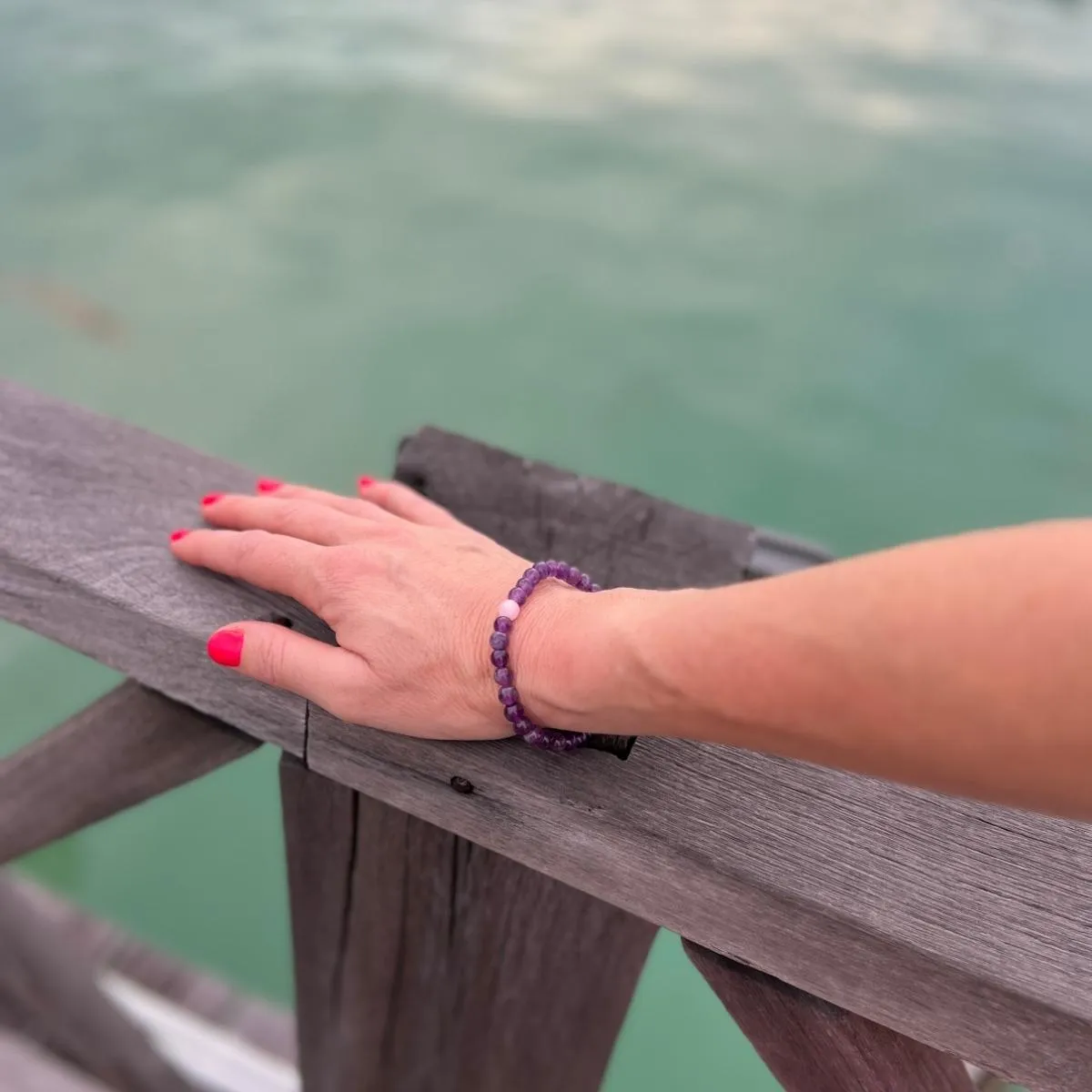 Mystic Teacher Amethyst Bracelet