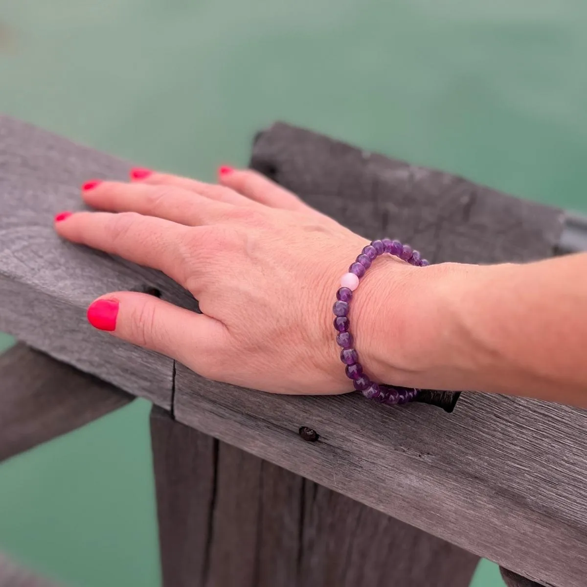 Mystic Teacher Amethyst Bracelet