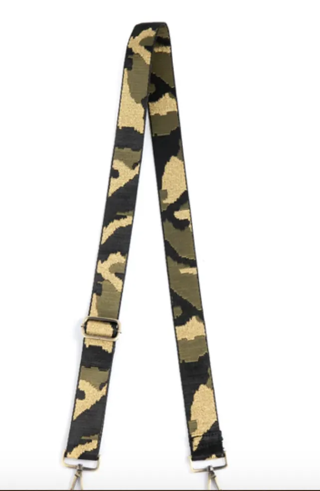 Olive Camo Guitar Strap