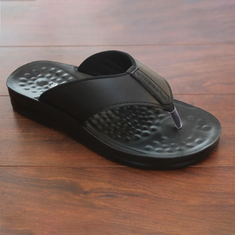 Original Aerosoft Comfort Men Black Slipper