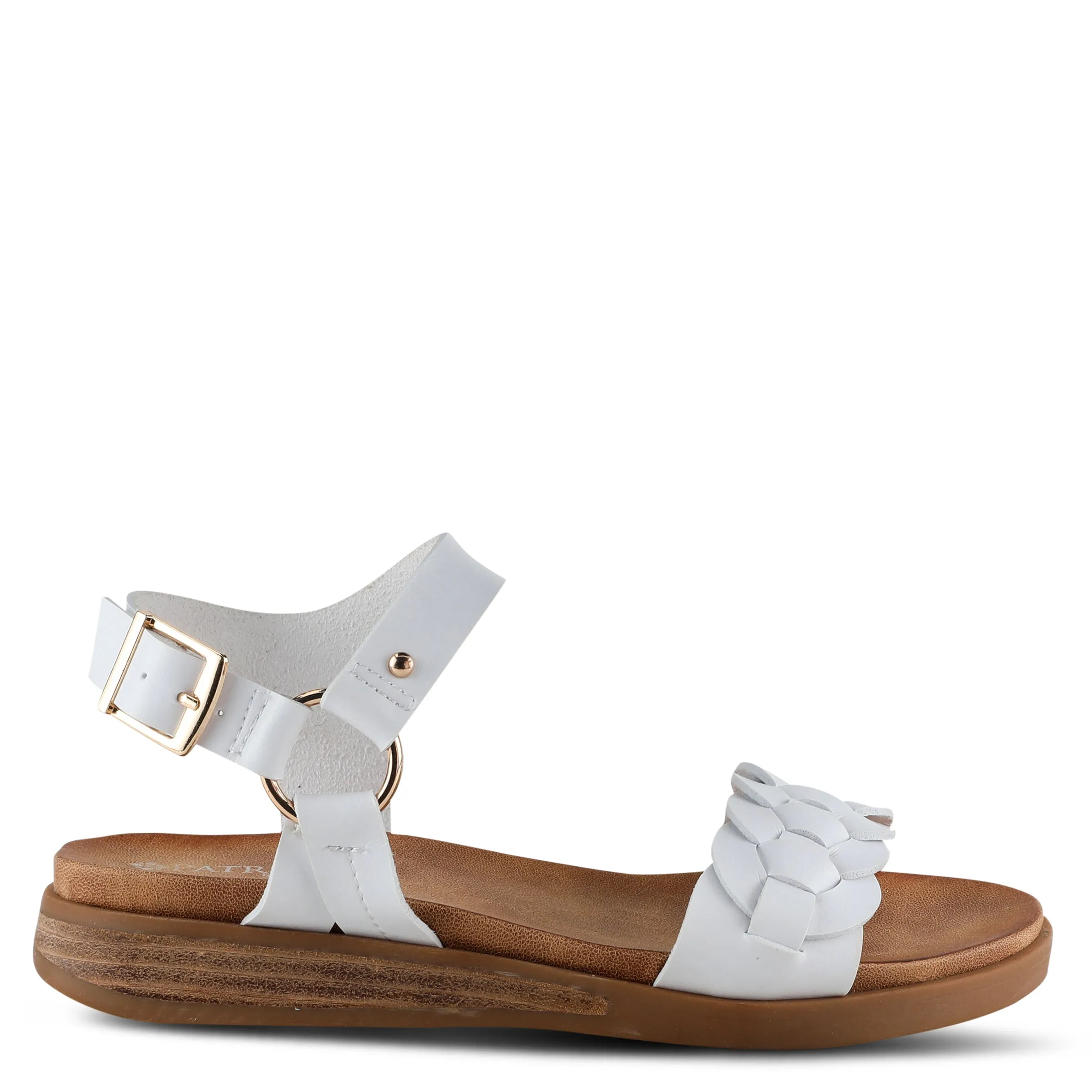 PATRIZIA LICORICE QUARTER STRAP SANDALS