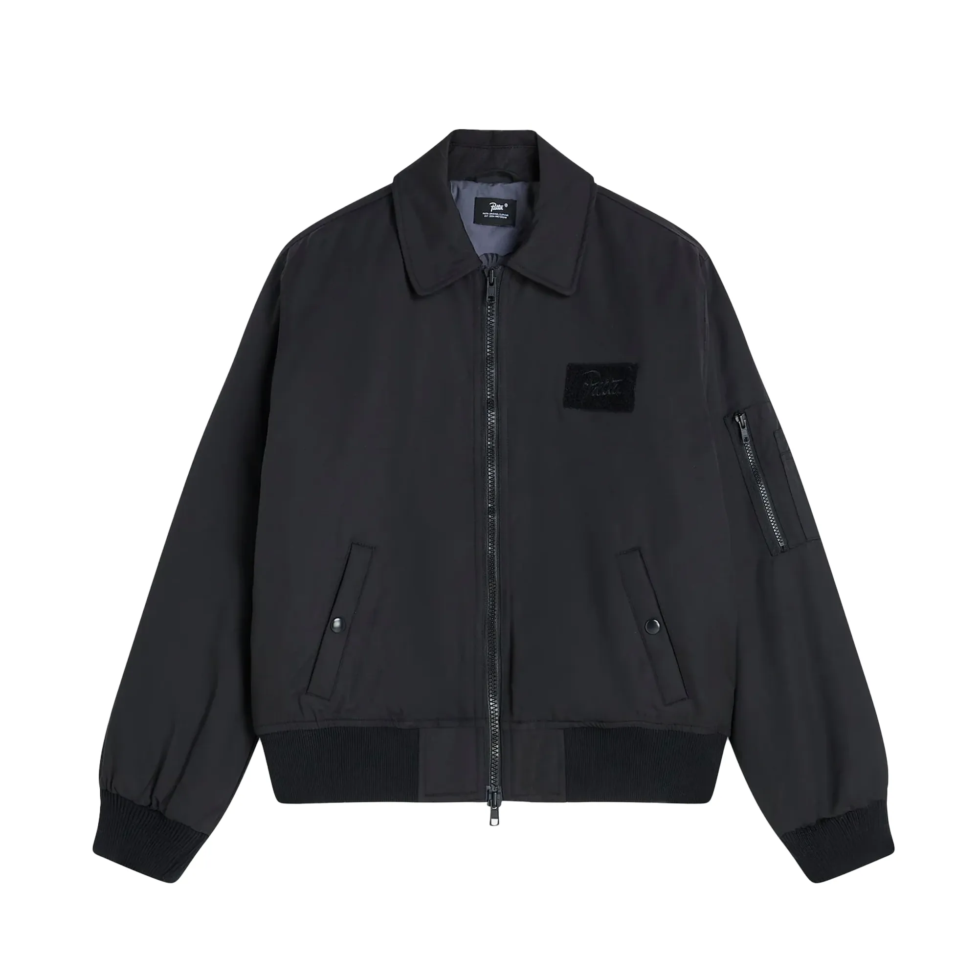 Patta Jet Bomber Jacket Black