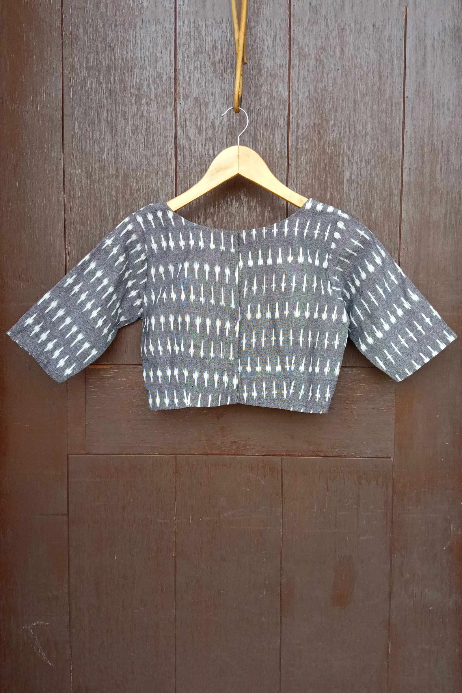 Pebble Street Cotton Ikkat Blouse