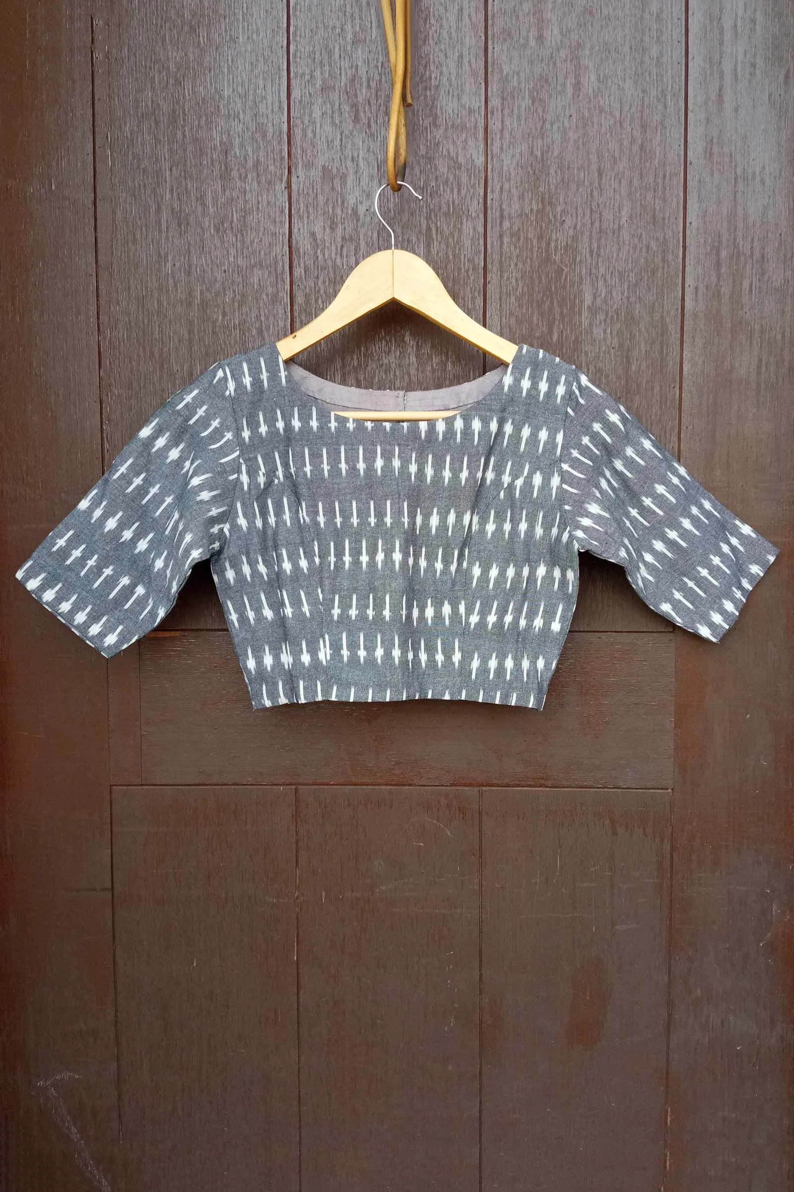 Pebble Street Cotton Ikkat Blouse