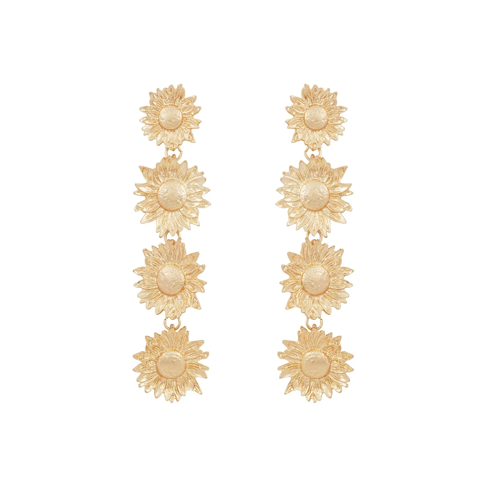 Petunia Gold Earrings