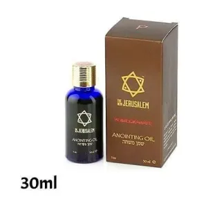 Pomegranate Anointing Oil from Israel, Holy Spiritual Oils Bottles from Jerusalem Blessed, Handmade with Natural Ingredients and Blessed for Ceremony, Religious Use, 1.01 Fl Oz 30ml