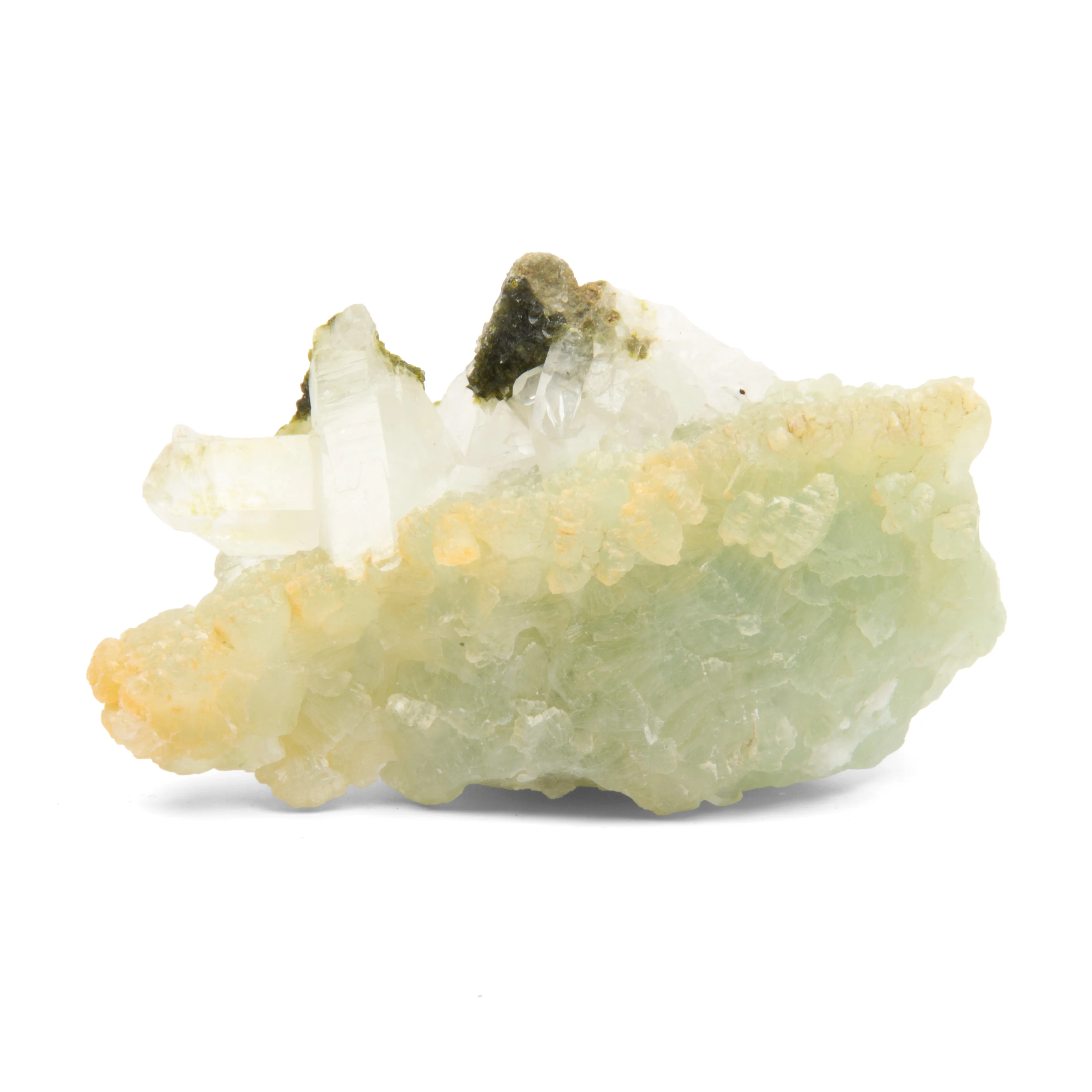 Prehnite - w/ Quartz