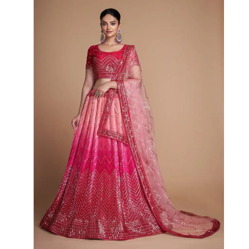 Premium Heavy Embroidery Party wear Women's Lehengas