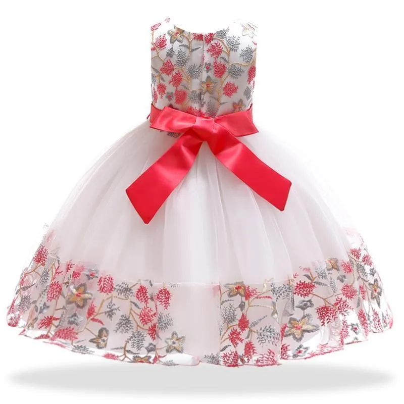 Princess Floral Dress For Girls