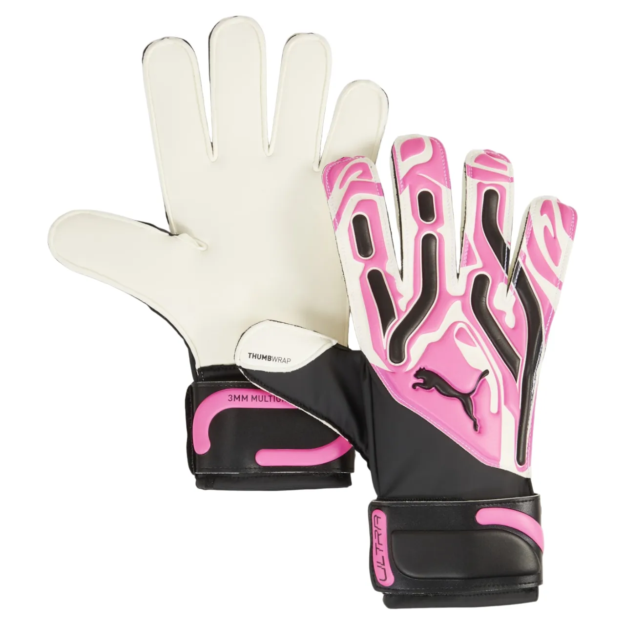 Puma goalkeeper glove Ultra Match 041641-01 pink-white-black