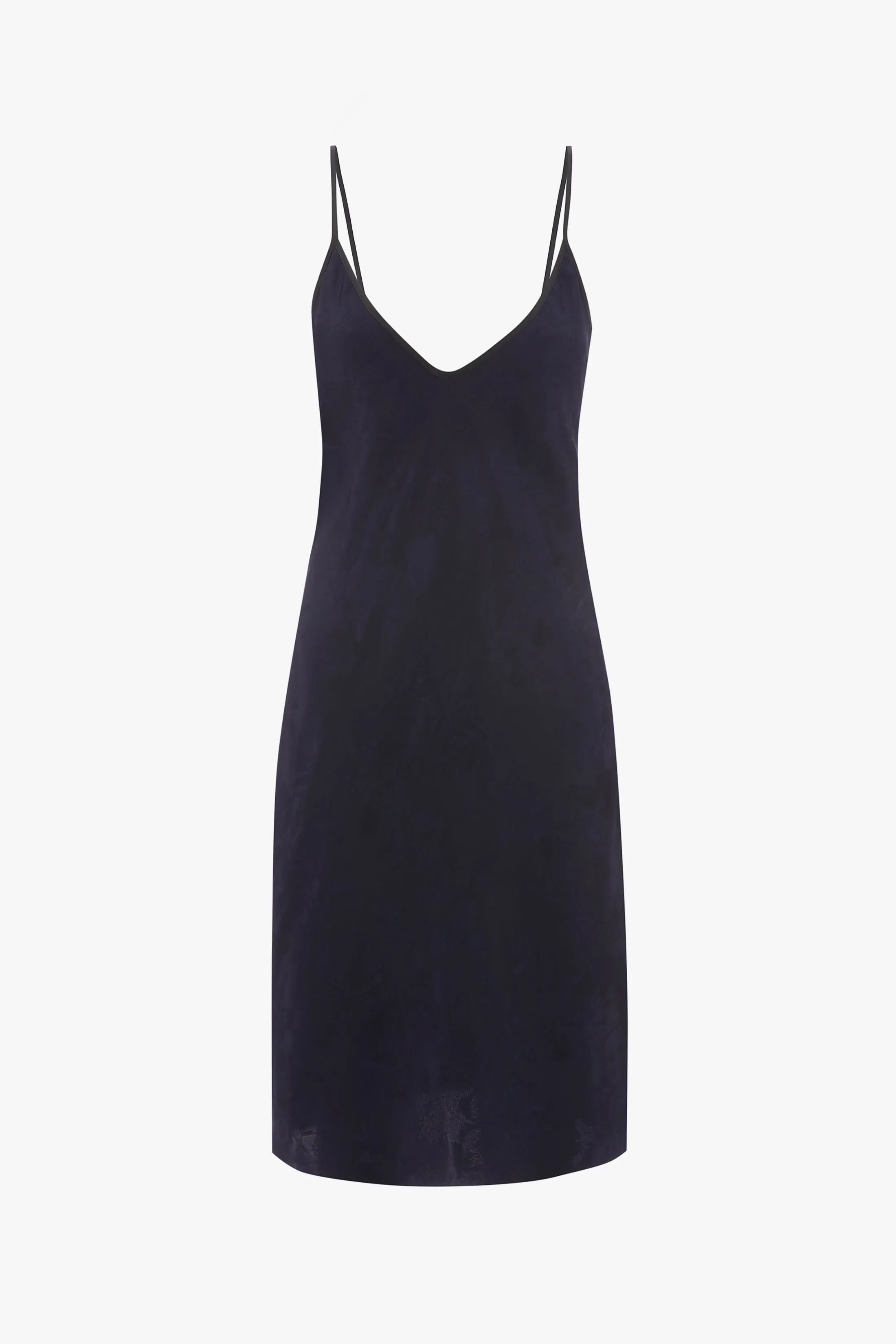 Pyjama Slip Dress In Navy