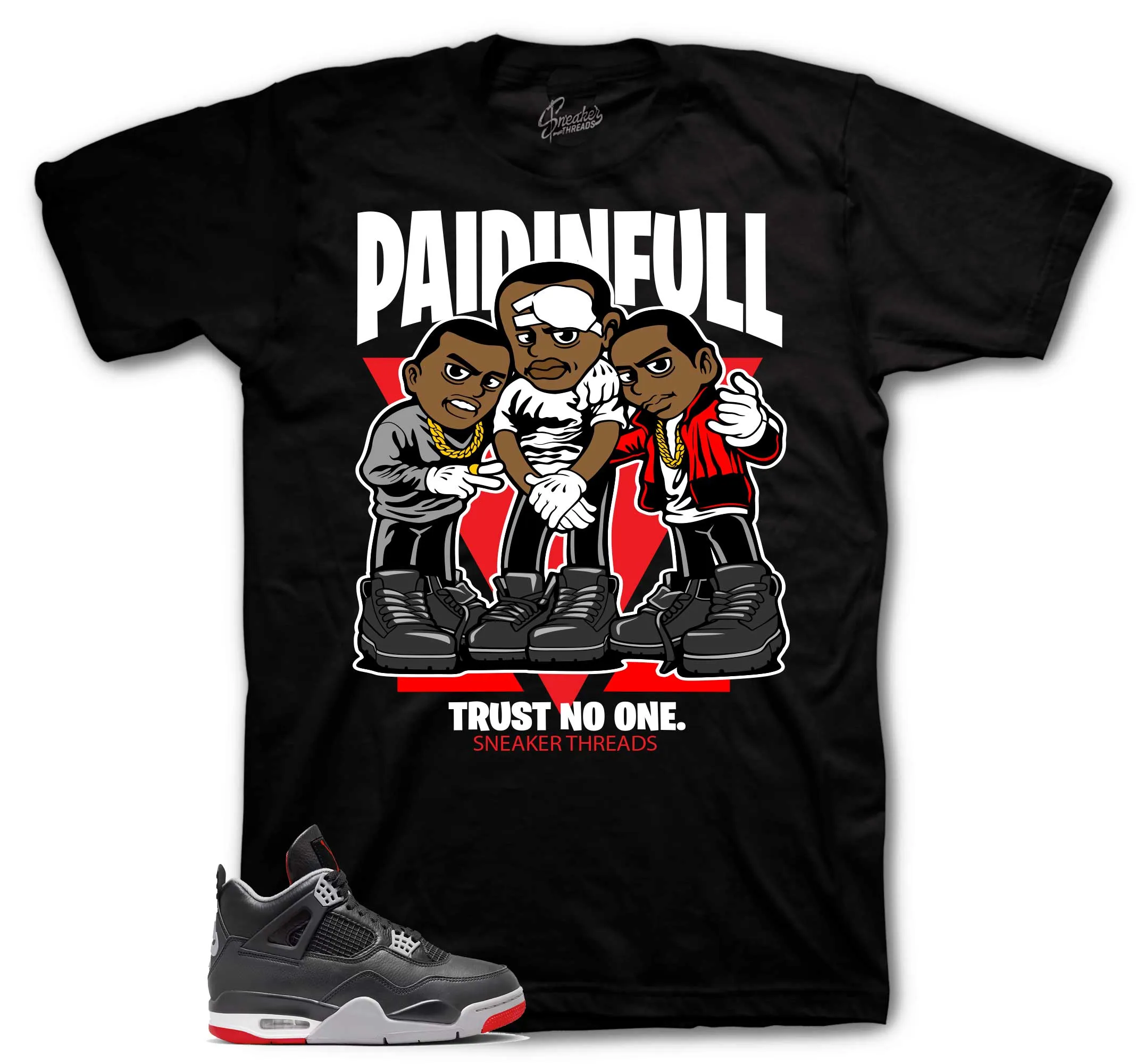 Retro 4 Bred Paid Shirt