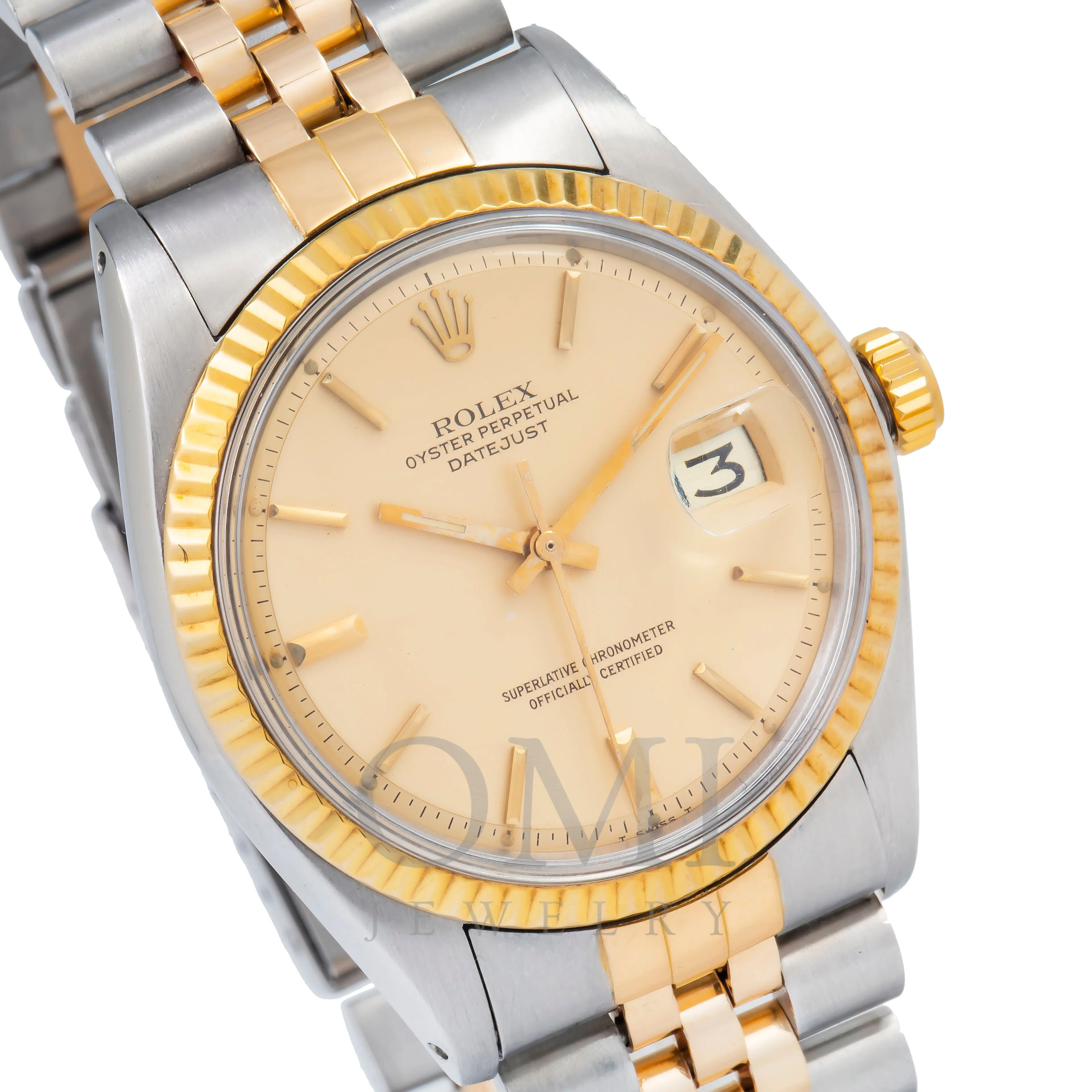 Rolex Datejust 1601 36MM Champagne Dial With Two Tone Jubilee Bracelet