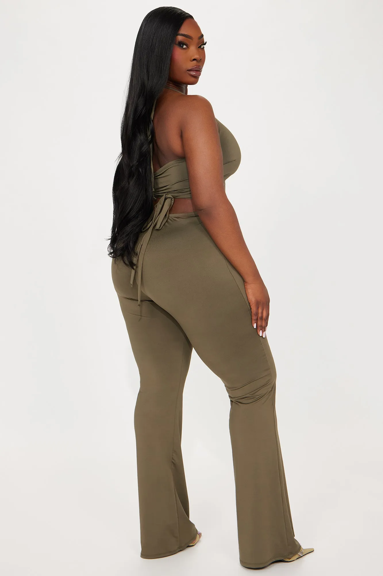 Samantha Pant Set - Olive