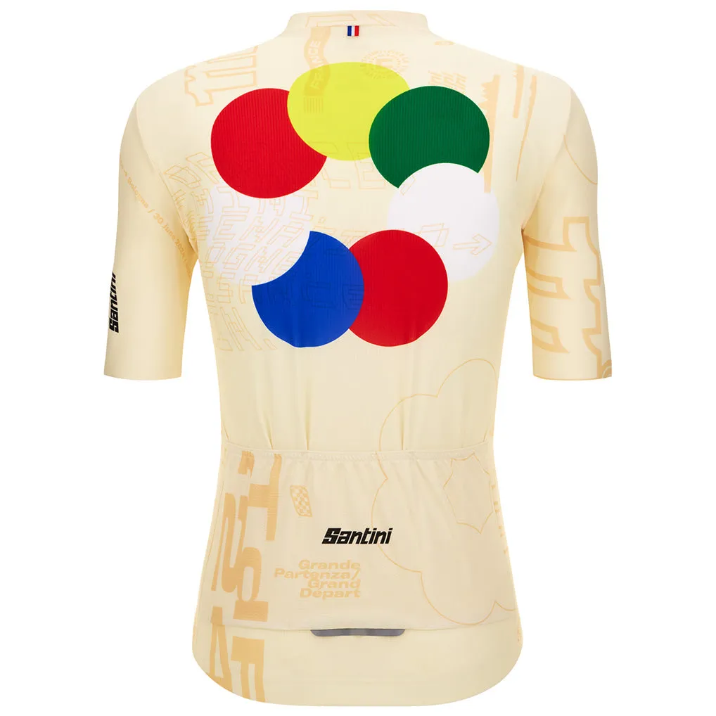 Santini Tour De France Grand Depart Florence Jersey - Print