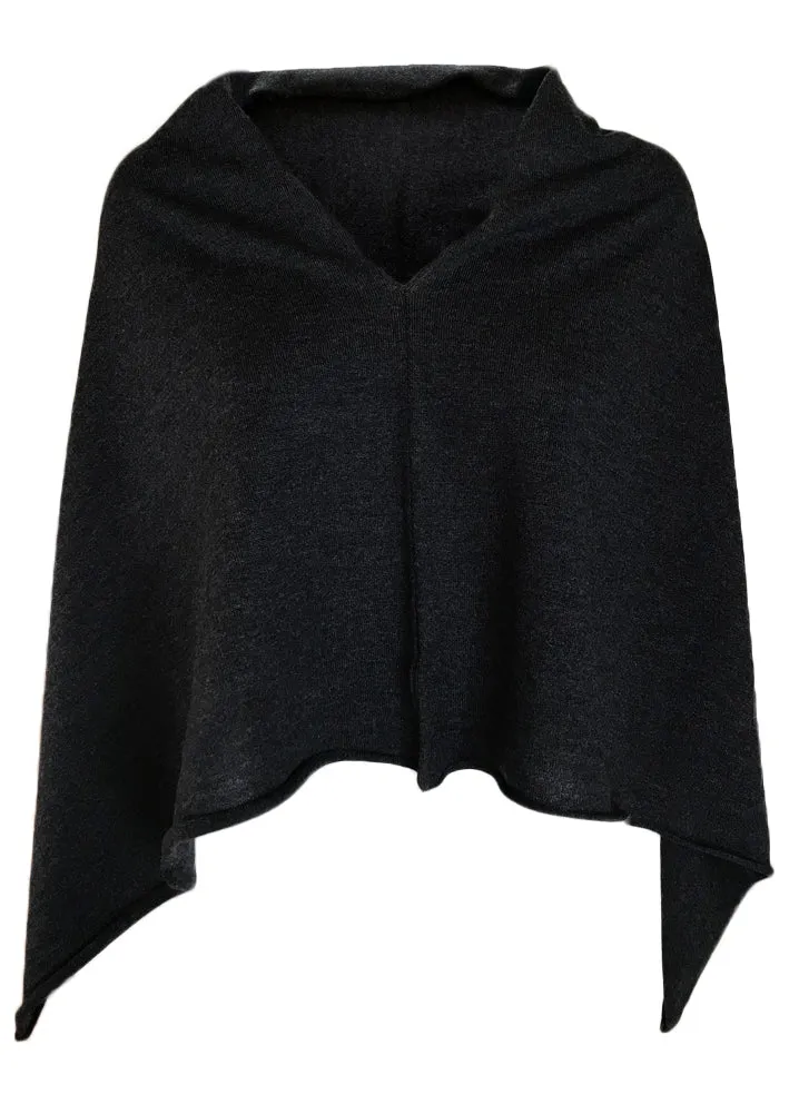 Sibin Linnebjerg Paris Poncho - Black