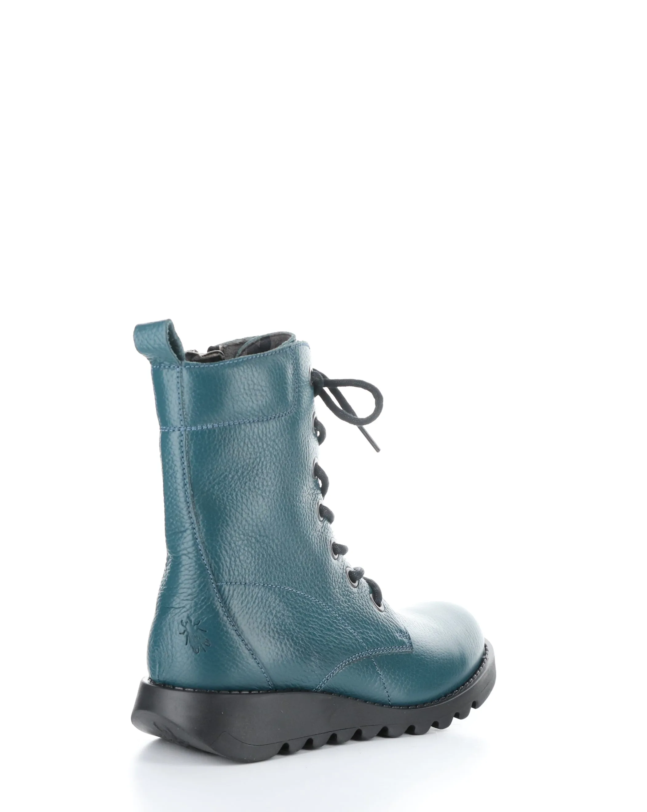 SILF015FLY 007 TEAL Round Toe Boots