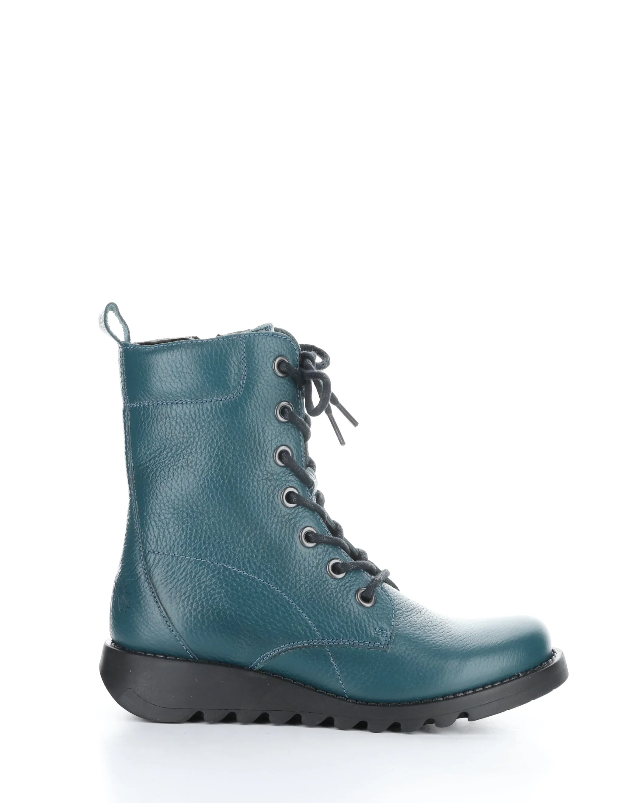 SILF015FLY 007 TEAL Round Toe Boots