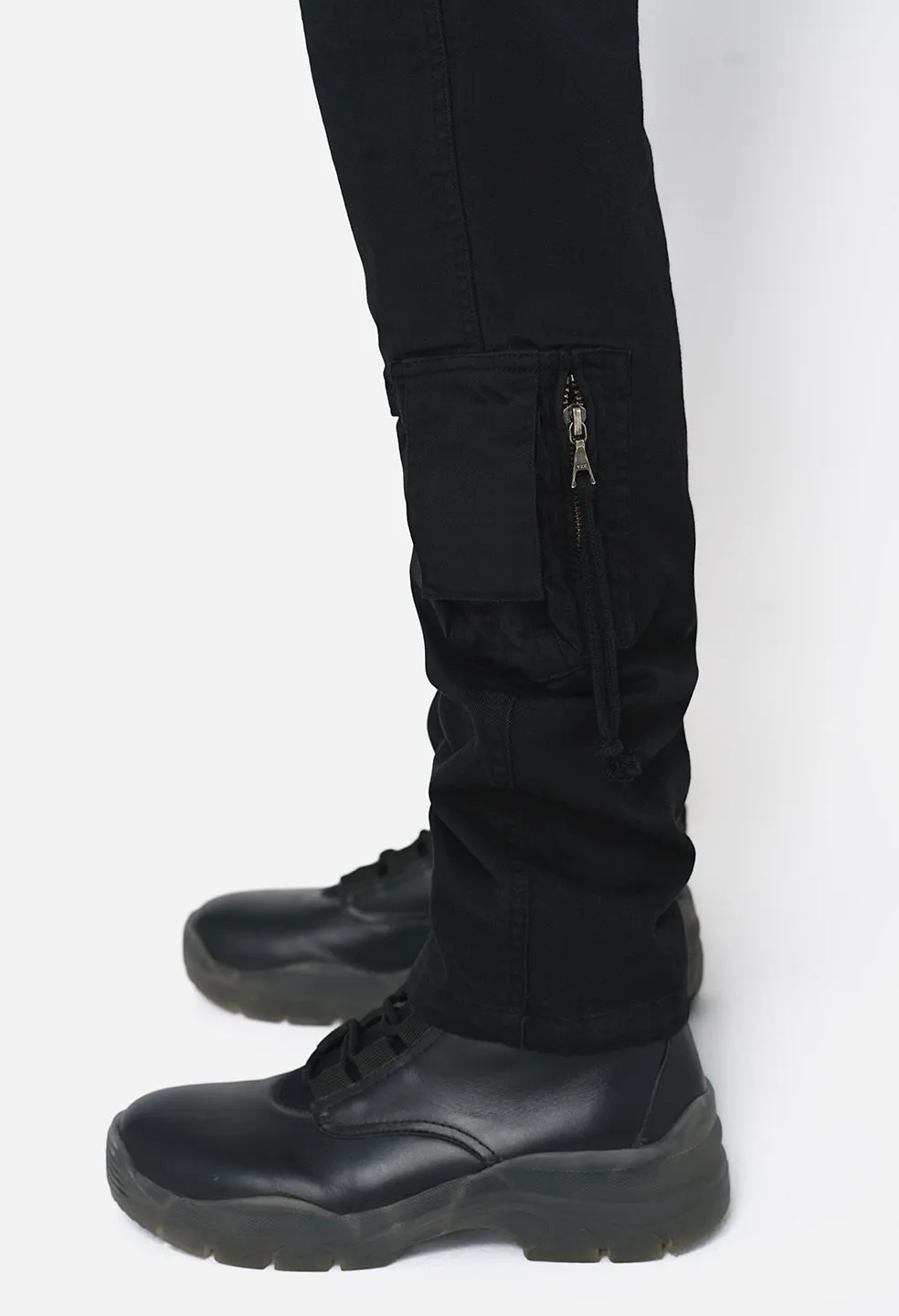 Slim Tactical Cargo / Black