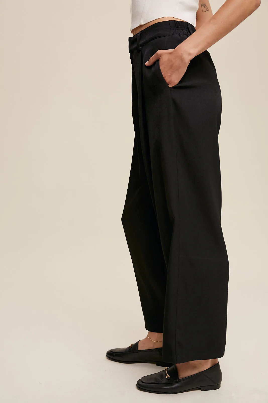 Straight Leg Trouser Pants